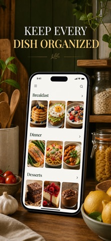 食谱管理：我的私房菜谱本 screenshot