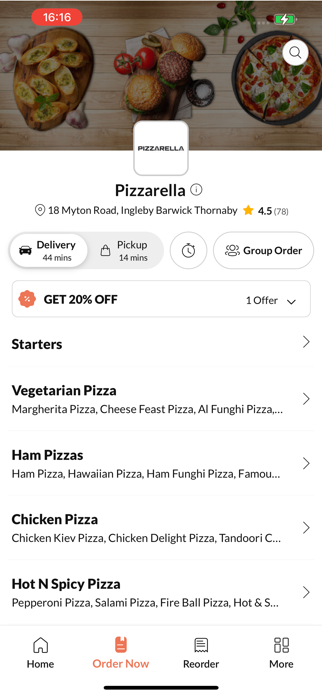 Pizzarella Ingleby Screenshot 2 of 4