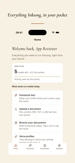 Inksong screenshot 2