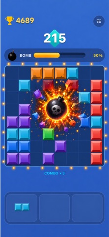 Bomb Block: Puzzle Game iPhone screenshot