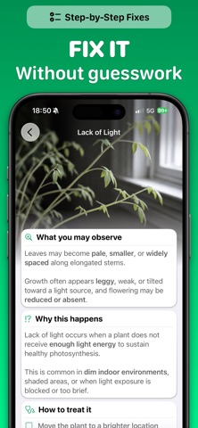 Plant Doctor & Scanner: Fernly iPhone screenshot