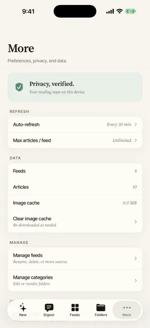 MyRssFeed screenshot 2