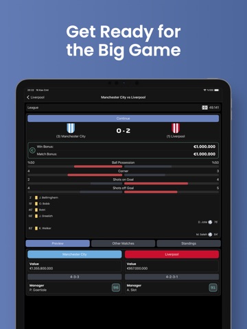 Realer Football Boss 2025 iPad screenshot