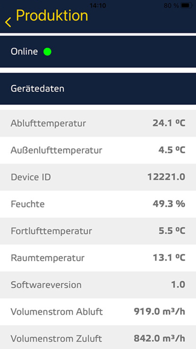 Ruck ventilatoren Screenshot