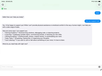 Qwen3.5LocalLLMApp iPad screenshot 1