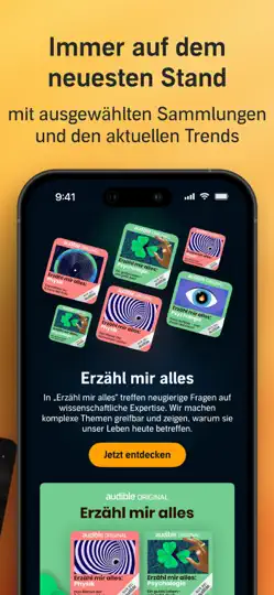 Screenshot von Audible: Hörbücher & Podcasts auf dem iPhone 3