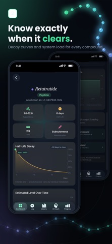 PepLedger – Peptide Tracker iPhone screenshot