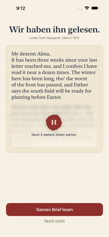 Heirloom: Alte Briefe lesen screenshot 3 of 7