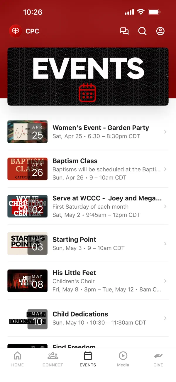 Screenshot #3 pour Connection Point Church Wylie