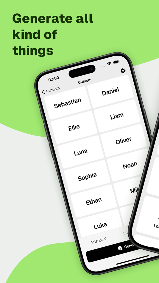 #2. Random - Things Generator (iOS) Ved: Bruno Pistarino