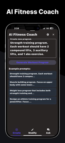 Weekly Workout Training Plan Screenshot 1 of 6