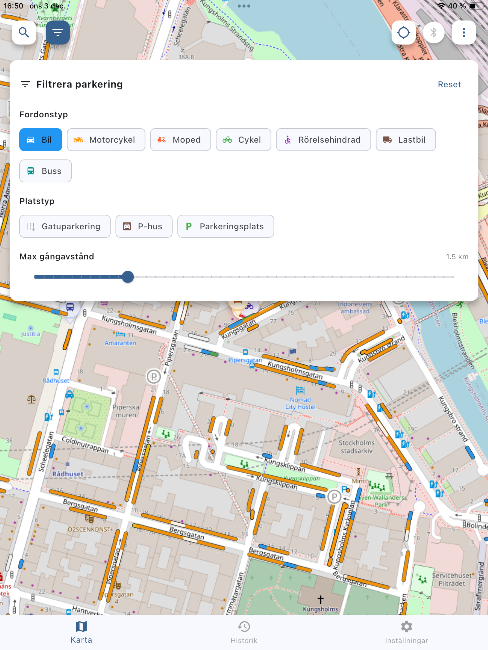 Parkeringspolaren screenshot 11