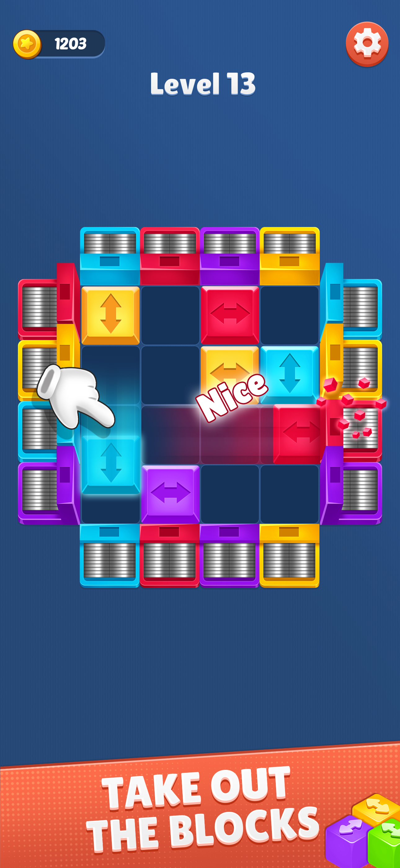 Color Block Away: Block Jam 3d