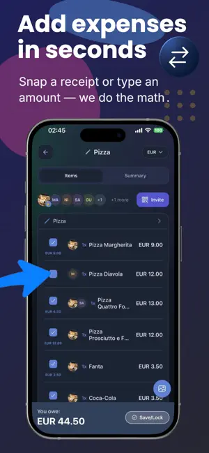 CheqSplit screenshot 3