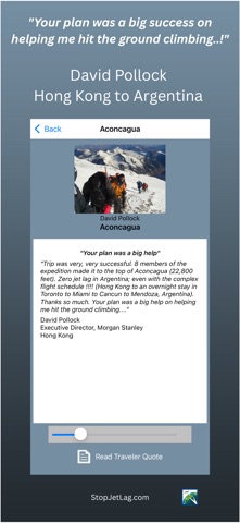 StopJetLag Screenshot 8 of 10