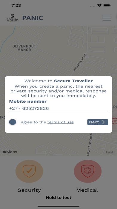 Secura Traveller Screenshot