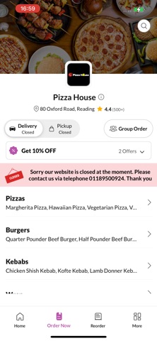 Pizza House. Screenshot 2 of 4