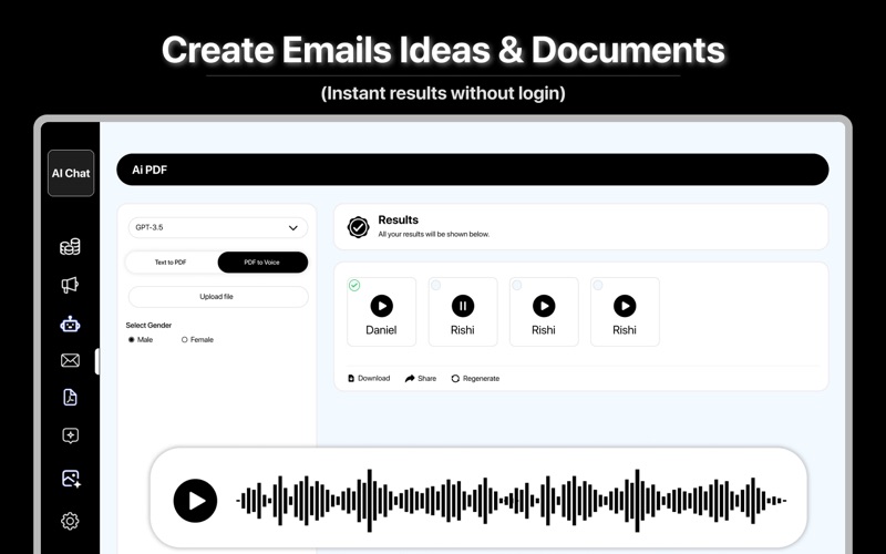 AI Chat Bot – Assistant IA Screenshot