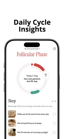 Cycle Tasks: Phase Habits iPhone screenshot