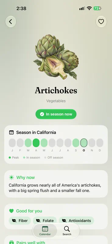Peach & Pea: Seasonal Produce screenshot 3 of 10