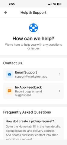 MarketRunner Delivery screenshot