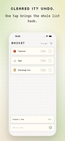 Basket: Simple Grocery List screenshot