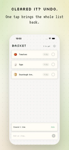 Basket: Simple Grocery List Screenshot 5 of 6