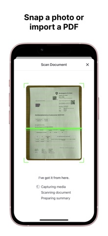 PAPERWORK - Mail scanner iPhone screenshot