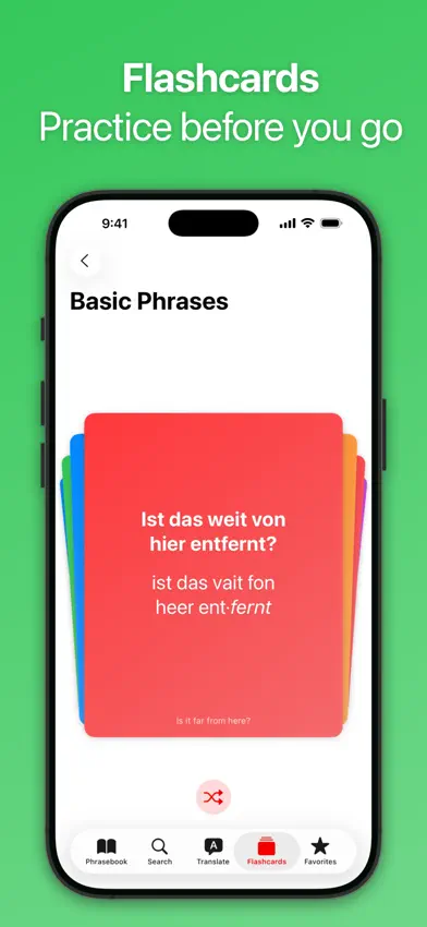 SpeakEasy German Phrasebook screenshot 2