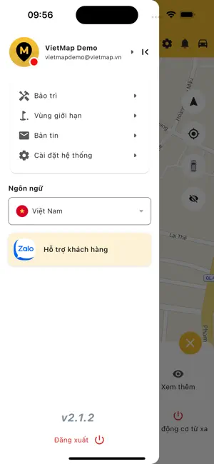 Vietmap Motrak screenshot 2