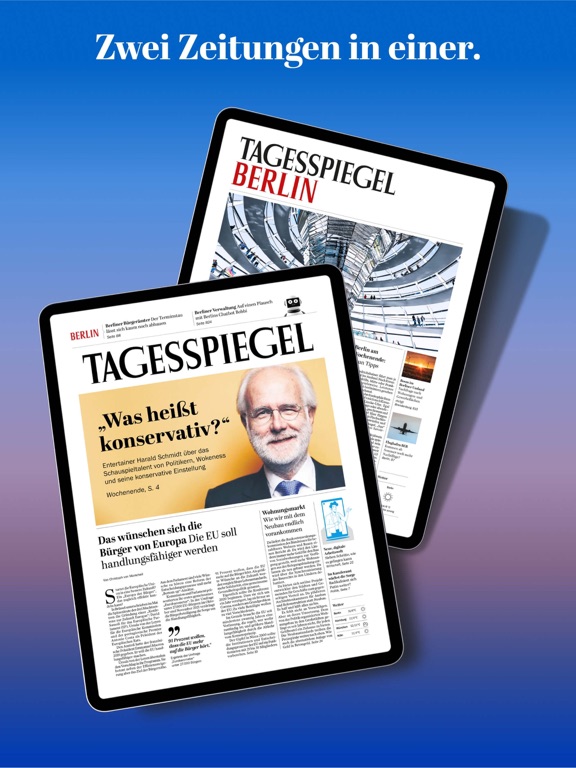 Tagesspiegel - Nachrichten iPad app afbeelding 5