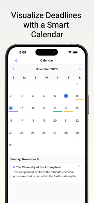 Quick Assignment Tracker Screenshot 4 of 5