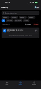 VoxSafe-Offline Transcription screenshot