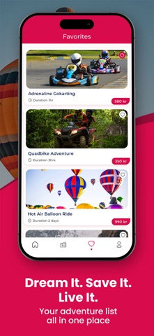 Wham: Book Epic Experiences screenshot