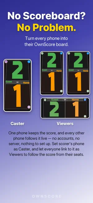 OwnScore: Share the Score screenshot 1