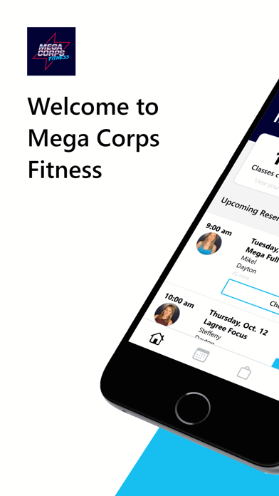 Mega Corps Fitness iPhone screenshot 1 - Health & Fitness app