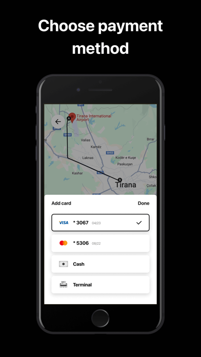 SHOFER Taxi App Screenshot