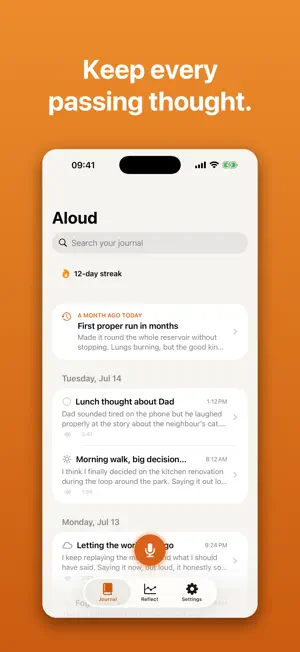 Aloud: Voice Journal & Diary screenshot 2