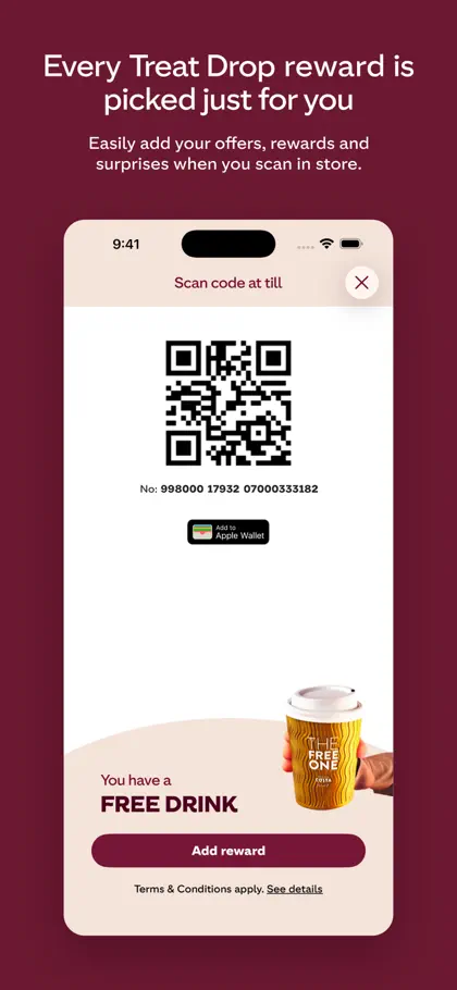 Screenshot 5 di 6 di Costa Coffee Club