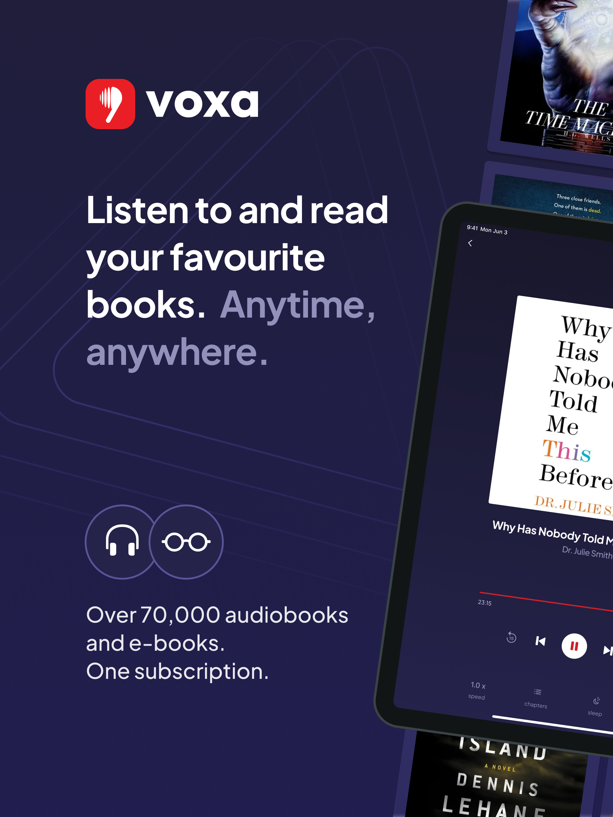 Voxa: Audiobooks & E-books