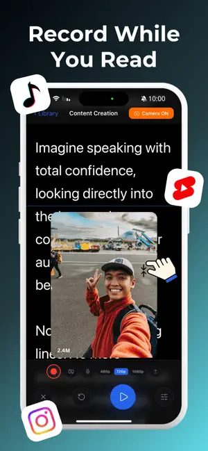 VidPrompter - Teleprompter screenshot 1