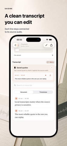 SaidInk: Audio to Text Screenshot 2 of 6