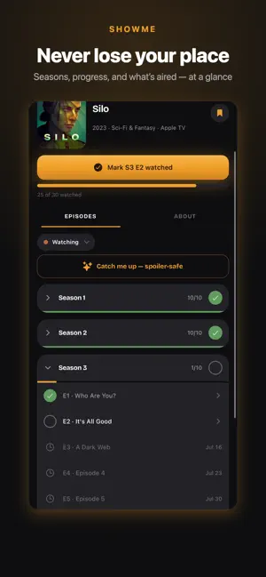 ShowMe – TV Tracker screenshot 2