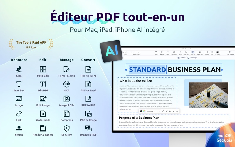 Screenshot #1 pour PDF Reader Pro: Convert & Edit