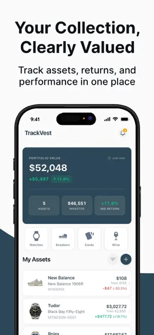 TrackVest screenshot 1