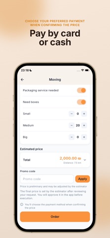 MovilUp: Moving services Screenshot 6 of 7