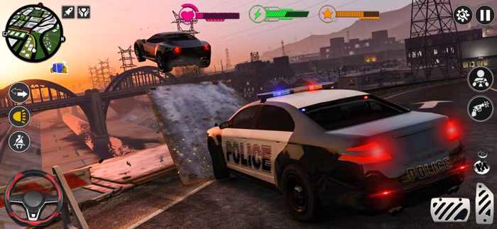 Police Car Chase Cop Game 3D