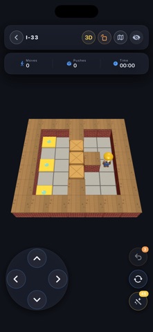 Sokoban 3D - offline puzzle iPhone screenshot