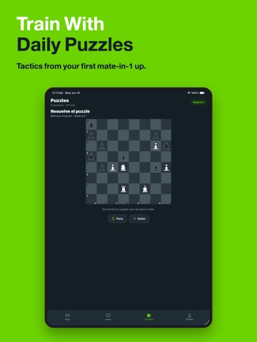 Chesska: Learn Chess with AI iPad screenshot