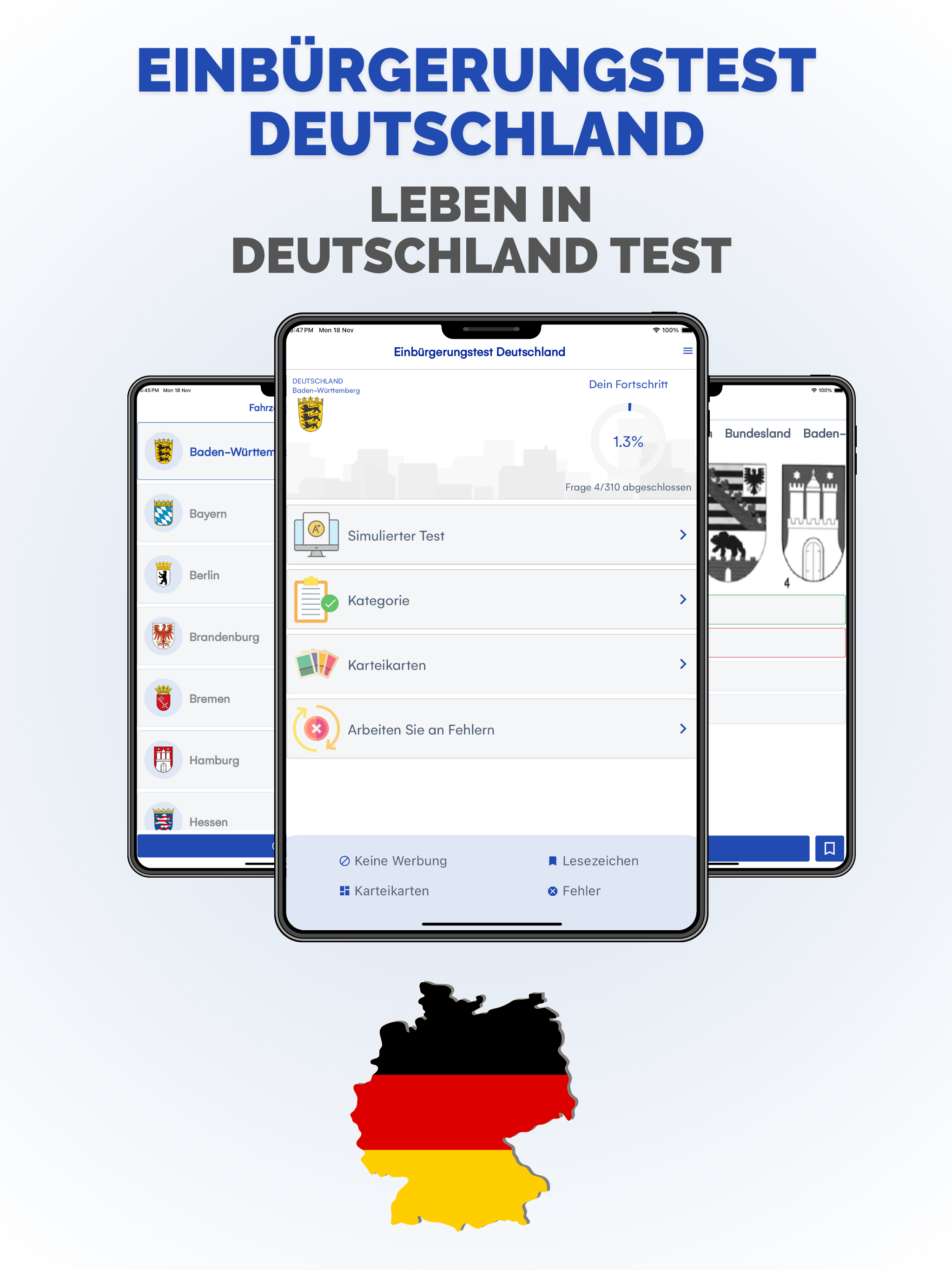 Einbürgerungstest Deutschland.